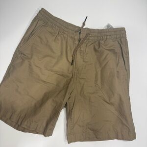 Patagonia Men's Brown Flat Front Shorts drawstring pockets 7 inch inseam